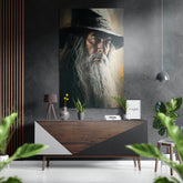 The Lord of the Rings Brushed Aluminum Dibond Wall Art.